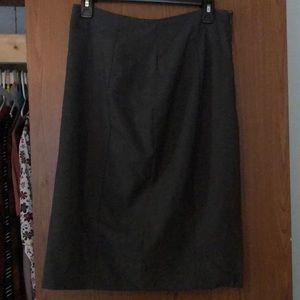 Charcoal Grey Pencil Skirt